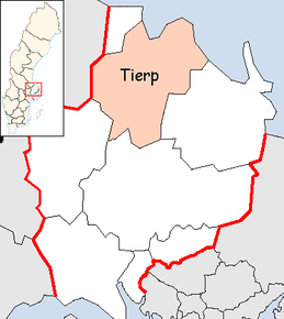 Localizarea comunei în cadrul comitatului