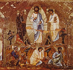Jezusova spremenitev na gori, del ikonostasa, 12. stoletje