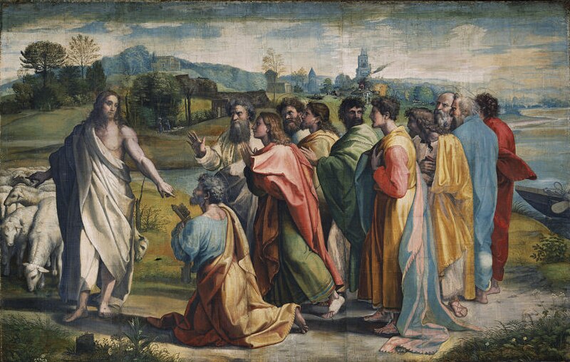 Image:V&A - Raphael, Christ's Charge to Peter (1515).jpg