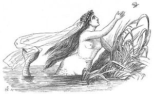Vilhelm Pedersen 画「人魚姫」