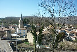 A general view of Villeneuve-d'Olmes