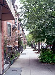 Sidewalk view