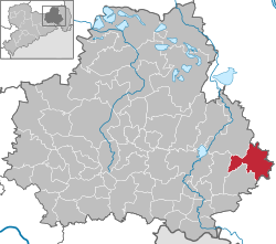 Weißenberg na mapě