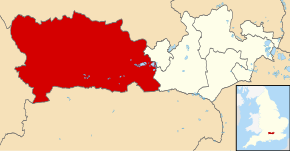 Poziția localității West Berkshire District