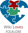 The Wiki Loves Folklore logo.