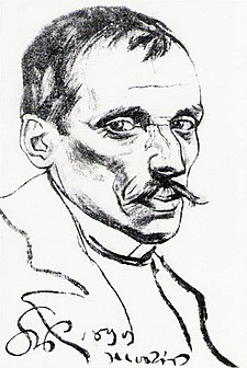 Włodzimierz Tetmajer, portrét od Stanisława Wyspiańského
