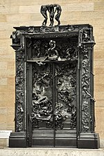 La Porte de l'Enfer, bronze, Kunsthaus de Zurich.