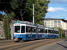 Zurich Be 4-6 Tram 2000 2024 Kreuzbuehlstrasse