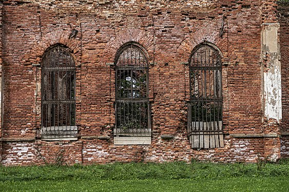 52. Стена Троицкой церкви в Андрианово, Тосненский район, Ленинградская область Автор — Vladimir Pankratov