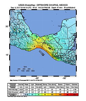 Image illustrative de l’article Séisme de 2017 au Chiapas