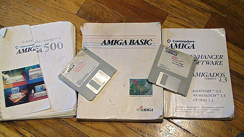 Manuals for the Amiga 500