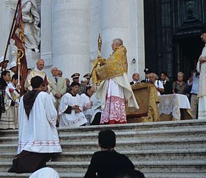 Angelo Scola, Cardinal Patriarch of Venice, ho...