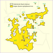 Grenze Niederlande/Belgien in Baarle