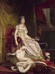 Napoleon's first wife, Joséphine, Empress of the French, painted by François Gérard, 1801