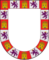 Bordure componée avec les armes de Castille et León.