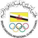 Majlis Olimpik Kebangsaan Negara Brunei Darussalam Brunei Darussalam National Olympic Council logo