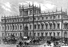 Image of Burlington House, London, in 1873