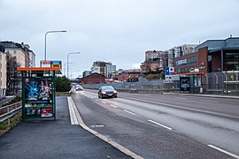 Arrêt de bus des runkolinja 500 et runkolinja 510.