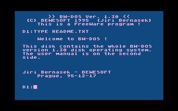 Screenshot of BW-DOS by Jiri Bernasek Bwdos.png