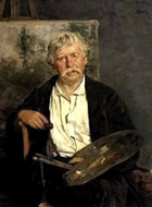 César de Cock（画家）の肖像画(1850年代)