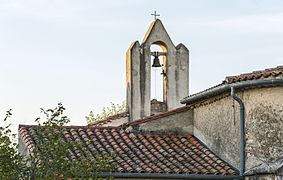 Le clocher-mur de l'église Saint-Vincent