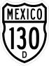 Federal Highway 130D shield