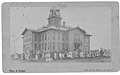 Central School and students in 1884