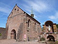 Monastère d'Obersteigen - chapelle - façades et toitures du bâtiment conventuel subsistant