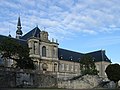 Chartreuse de Bosserville abbatiale, cour, bâtiment conventuel, allée