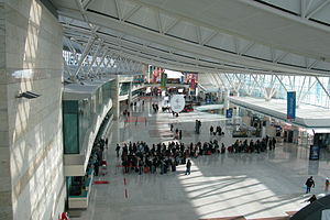 Check-In counters at Esenboğa Havalimanı, Ankara, Turkey.jpg