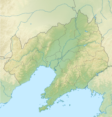 Location map China Liaoning relief