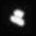 Zoom sur la comète le 23 juillet 2014.