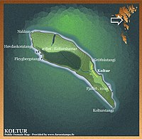 科尔特岛地图