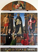 Violante Bentivoglio nella Pala di San Vincenzo Ferrer (1493-1496)