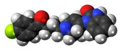 Space-filling model of droperidol