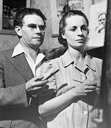 Ernest Lindner and wife Bodil in December 1942.jpg