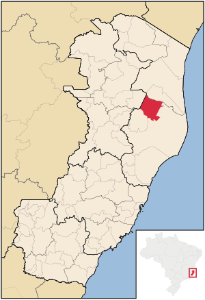 Localização de Sooretama