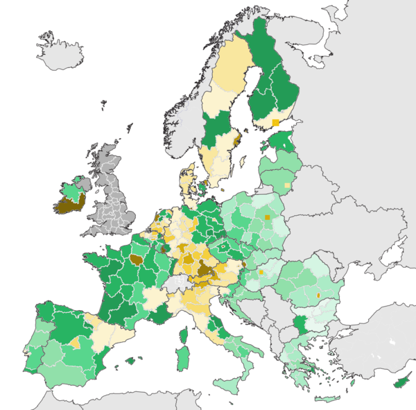 Evropské regiony podle HDP v procentech průměru EU.png