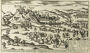 Siege of Filakovo castle during the Long Turkish War Fulek megvetele 1593-ban.jpg