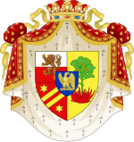 Description de l'image Grand coat of arms of Élisa Napoleone Baciocchi.svg.