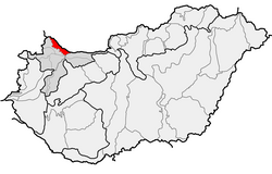 Malý Žitný ostrov, vyznačen jako mikroregion fyzickogeografického členění Maďarska