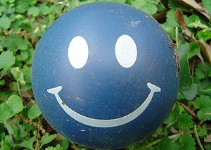Happy face ball