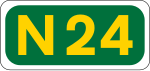 N24 road shield}}