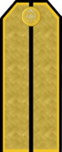 Rank insignia of the Imperial Russian Navy (IRB) until 1917, here Senior lieutenant Navy/ Sub-lieutenant (OF1).