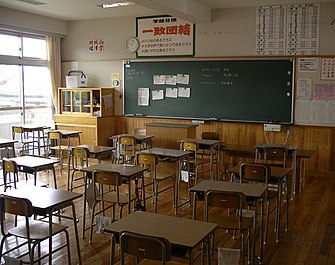 Изображение типичного японского класса