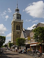 Kerktoren in de Midstraat