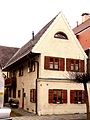 Greddach an einem Bürgerhaus, 1658 (Friedberg in Bayern, Jungbräustraße 12)