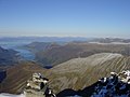 Vista di un fiordo dalle montagne del Sunnmøre