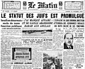 Vignette pour Lois sur le statut des Juifs du régime de Vichy