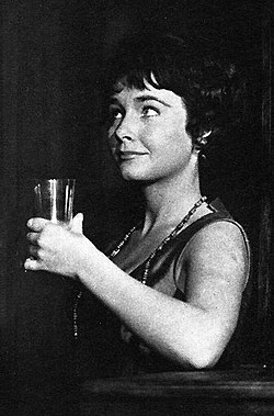 Lena Granhagen i Irma la Douce på Scalateatern 1959.